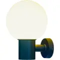Aneta Lighting - Væglampe Saltvik outdoor - Sort - Facadebelysning - - Homeroom