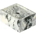Ferm Living Opbevaringsglas MIST 10 x 7,5 cm, hvid / grøn, harpiks, fast LIVING