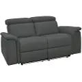 Loft 24 - 2-personers sofa med manuel afslapningsfunktion Pareli - Grå - 2-pers. sofaer - - Homeroom
