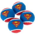 Warner bros DC Superman tennisboldsæt - 4 stykker (Ø 6,3 cm hver)