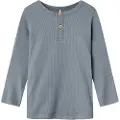 Name it Ribstrikket Knappet Top Med Lange Ærmer