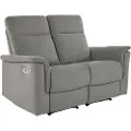 Loft 24 - Sofa 2-personers elektrisk Southbrook - Grå - 2-pers. sofaer - - Homeroom
