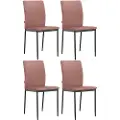 Loft 24 - Spisebordsstol Pavia, 4 stk. - Rosa - Stole - - Homeroom