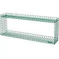 Loft 24 - Væghylde med 2 hylder Metal Large Rack - Grøn - Hylder & opbevaring - - Homeroom