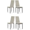 Loft 24 - Spisebordsstol 4 Pk Becca - Hvid - Stole - - Homeroom