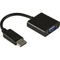 Deltaco Adapter 0.2m. Displayport Vga (d-sub) Sort