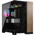 Corsair 6500x Midi Tower Sort, Valnød