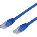Deltaco U/UTP Cat6 patchledning 1 m, blå 7340004613725 Modsvarer: N/A