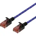 Deltaco Patchkabel Rj-45 Cat6a 0.5m. Blå