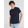LOIS Jeans Lois Jeanstil mænd. 158003012 Blå kortærmet T-shirt (3XL), Casual, Bomuld, Korte ærmer