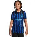 Nike Inter Milan 2025/26 Stadium Home Nike Dri-FIT Replica-fodboldspillertrøje til større børn - blå