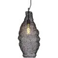 QAZQA Oriental Pendellampe Sort - Nidum Rombo