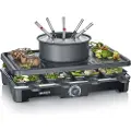 Severin Raclettegrill RG 2347 1400 W, sort, Severin
