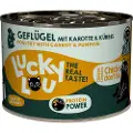 Lucky Lou Økonomipakke Lucky Lou Senior 24 x 200 g - Fjerkræ