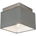 QAZQA Moderne loftslampe grå - VT 1