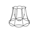 QAZQA Metal lampeskærm sort 40/31 - Granny Frame