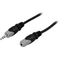 Deltaco Audio 3.5mm Male - 3.5mm Female 5m. 3.5mm 3.5mm