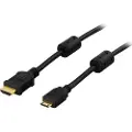 Deltaco Hdmi-1036 3m. Mini Hdmi Sort