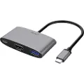 Deltaco USB-C Multiport-adapter USBC-HDMI22 Modsvarer: N/A