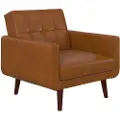 Dorel Home - Lænestol Nola Modern - Brun - Lænestole - - Homeroom