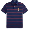 Ralph Lauren Polo Ralph Laurentil mænd. 710971839001 Custom Slim Fit navy pique polo shirt (M), Casual, Bomuld, Korte ærmer, Blå