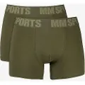 MM Sports Boxer 2-pack - Green - S
