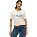 Superdry Venue Metallic Relaxed Fit T-shirt Med Korte ærmer