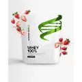 Body Science 4 x Whey 100% Strawberry - Proteinpulver jordbær