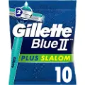 Gillette BlueII Slalom Engangsskrabere 10 Stk.