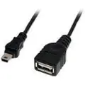 StarTech.com 1 Ft Mini Usb 2.0 Cable 0.3m. Usb A Mini-usb B Sort