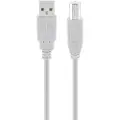 Goobay USB-A <-> USB-B 2.0 - 5m - Grå