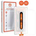 Mobile Origin Orange Screen Guard iPhone 15 Pro/15 with easy applicator - 2 pack