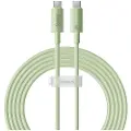 Baseus Fast Charging cable USB-C to USB-C Habitat Series 2m 100W (green)