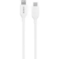 Deltaco Ladekabel USB-C til Lightning, 1 m, hvid 7333048055811 Modsvarer: N/A