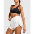 Nike AeroSwift Dri-FIT ADV-løbeshorts med indershorts (7,5 cm) og mellemhøj talje til kvinder - hvid