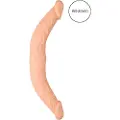 Realrock Double Dong 14 - dobbelt dildo (36 cm) - natur