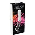 Liaison You2toys - silikone-glas LED vibrator (gennemsigtig-hvid)