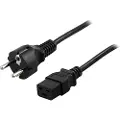 Deltaco Del-109ta 1m. Cee7/7 Iec C19 Sort