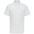 Selected Slim New Linen Classic Kortærmet Skjorte