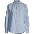 Ralph Lauren Polo Ralph Laurentil kvinder. 211891377001 Blå Oxford-skjorte (30), Casual, Bomuld, Klassisk, Lange ærmer