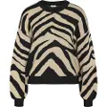 Noisy May Strikket Mønstret Pullover