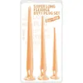 You2Toys - ekstra lang plug dildo sæt (3 dele) - natur