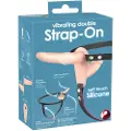 You2Toys - Strap-On - dobbelt dildo med rem (naturlig)