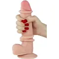 Lovetoy Sliding-Skin - tolagskind-dildo - 21cm (naturlig)