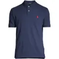 Ralph Lauren Polo Ralph Laurentil mænd. 710782592008 Navy pique polo shirt (M), Casual, Bomuld, Korte ærmer, Blå