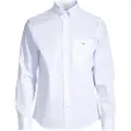 Gant Ganttil mænd. 3000140 Poplinskjorte Regular Fit Banker Stripe lyseblå (3XL), Casual, Bomuld, Lange ærmer