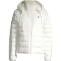 Ralph Lauren Polo Ralph Laurentil kvinder. 211958932003 Foldbar vandtæt jakke med hætte, hvid (M), Casual, Bæredygtig, Genanvendt nylon