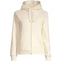 Gant Ganttil kvinder. 4200671 Hættetrøje med lynlås Tonal Shield gul (S), Casual, Bomuld, Lange ærmer