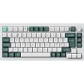 Keychron Q1 HE 75% Knob Wireless Tri-Mode Gateron 2.0 Nebula Magnetic Shell White - ND - Gaming Tastatur - Nordisk - Hvid
