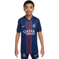 Nike Paris Saint-Germain 2025/26 Stadium Home Nike Dri-FIT Replica-fodboldspillertrøje til større børn - blå